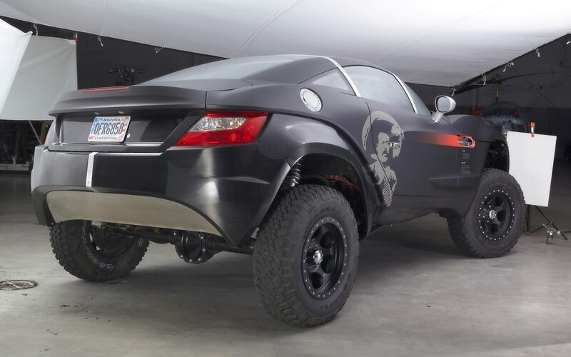 Modified Black Car