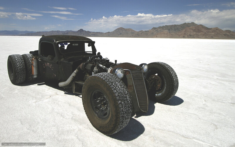 Modified Black Truck