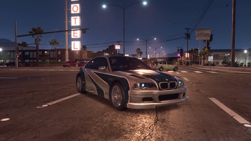 Modified BMW Car — Black, Nocturnal