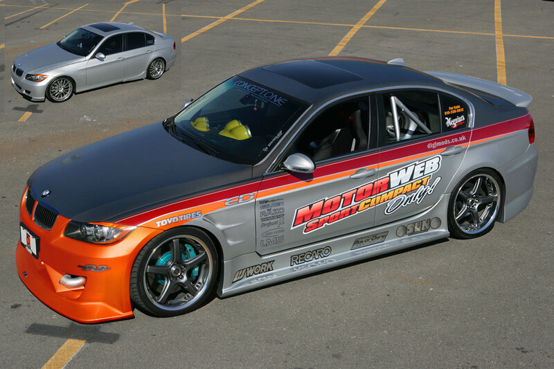 modified bmw race car