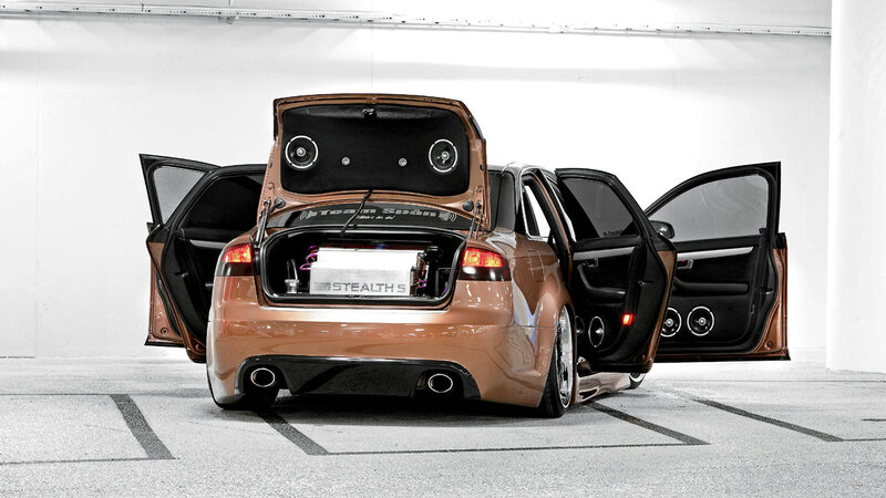 Modified Brown Car