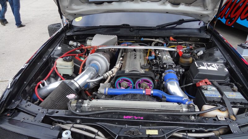Modified Car Engine — Black