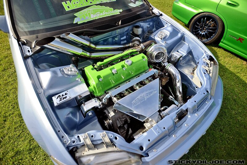 Modified Car Engine — Silver, Showcase