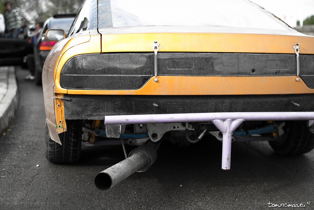 modified car rear view