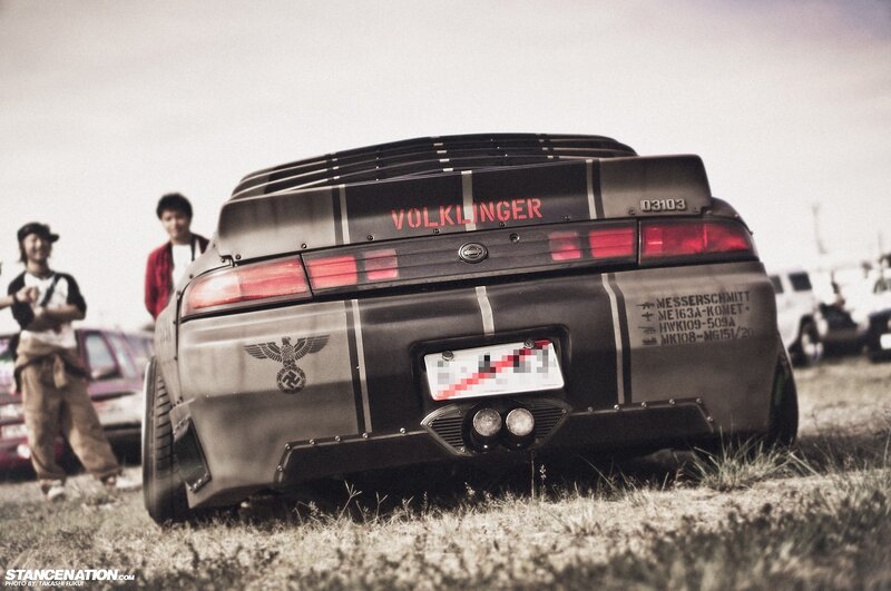 Modified Car with Decals — Gray