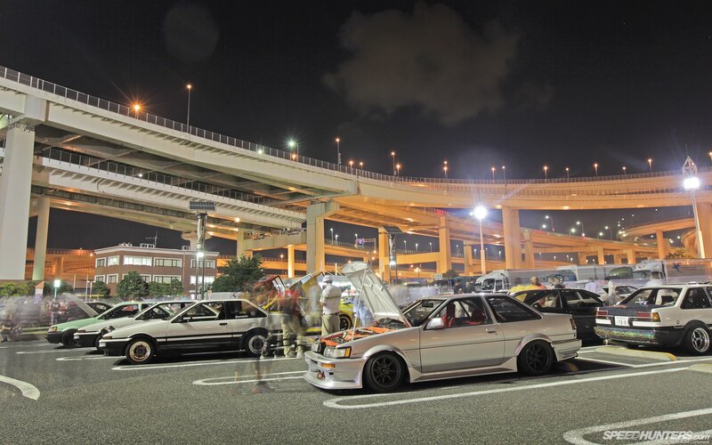 Modified Cars at Night