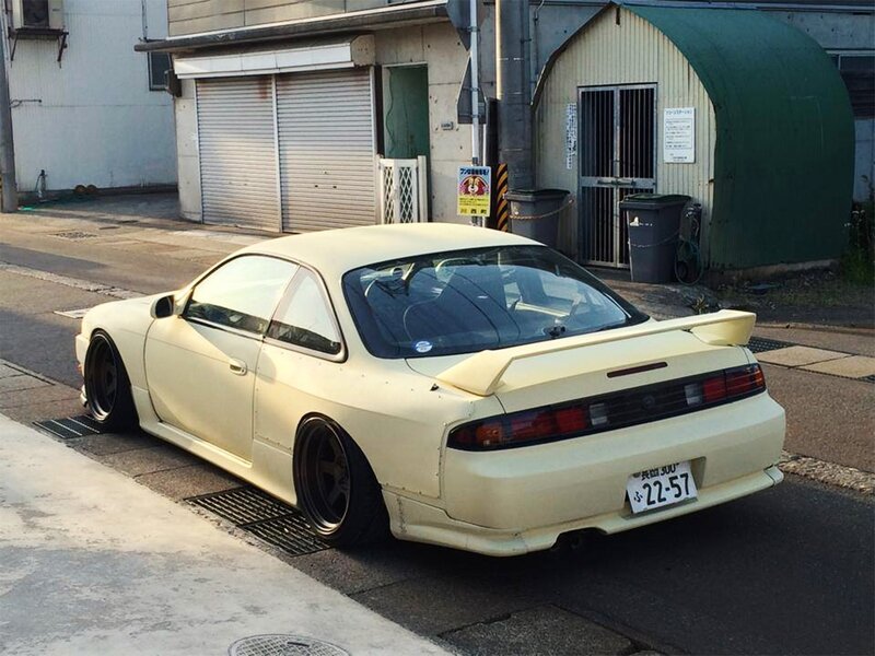 Modified Cream Car