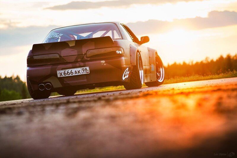Modified Drift Car — Orange