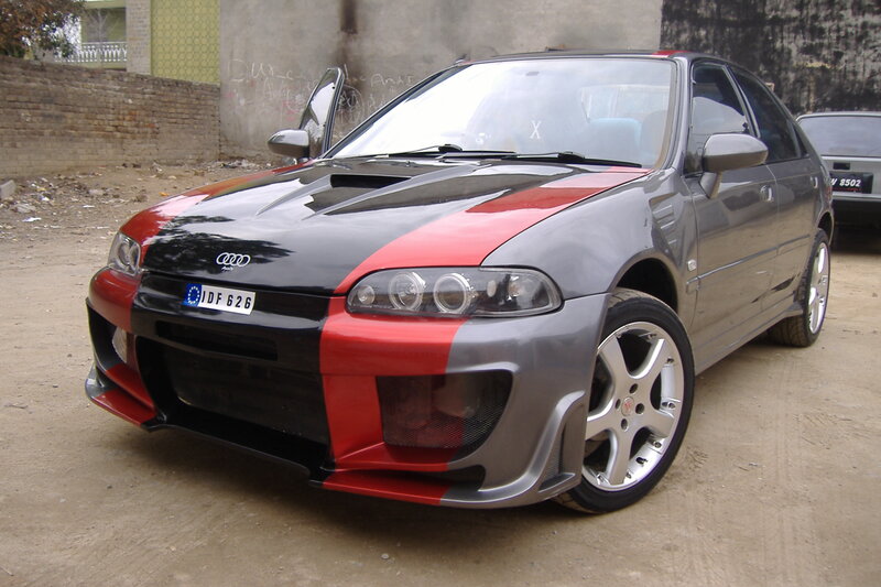 Modified Gray Car