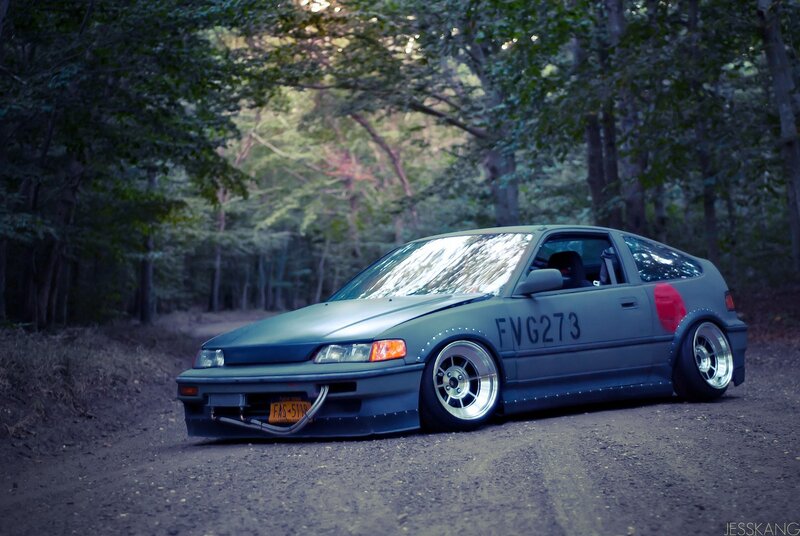Modified Gray Hatchback