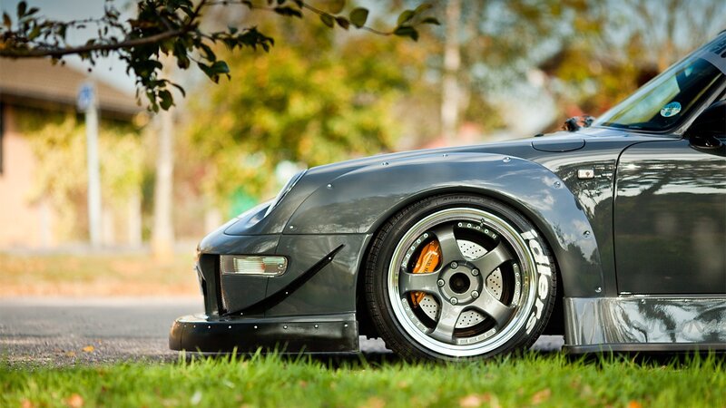 Modified Gray Sports Car — Calm