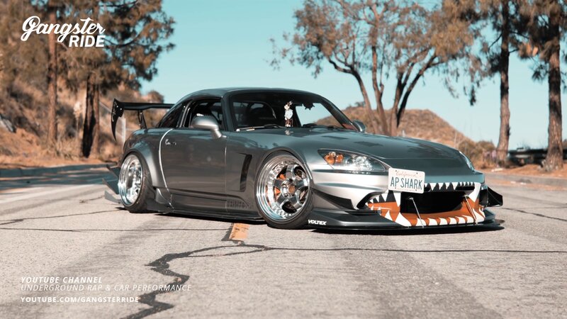 Modified Gray Sports Car — Dramatic, Afternoon, Photograph
