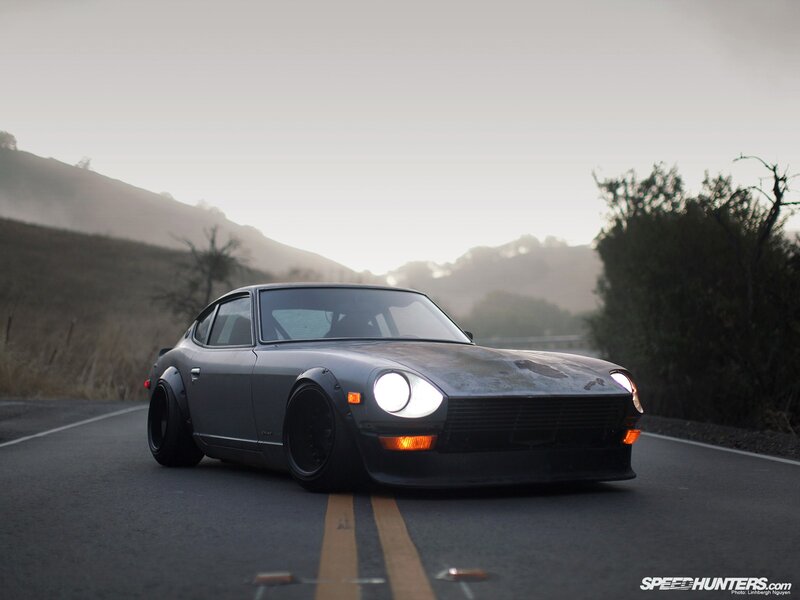 Modified Gray Sports Car — Dramatic
