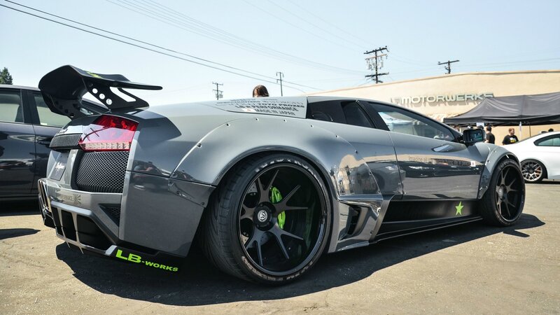 Modified Gray Sports Car — Outdoor