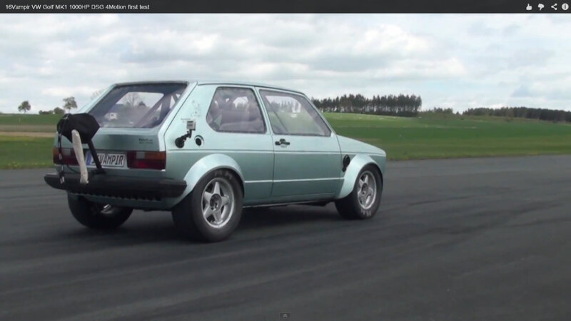 Modified Green Car