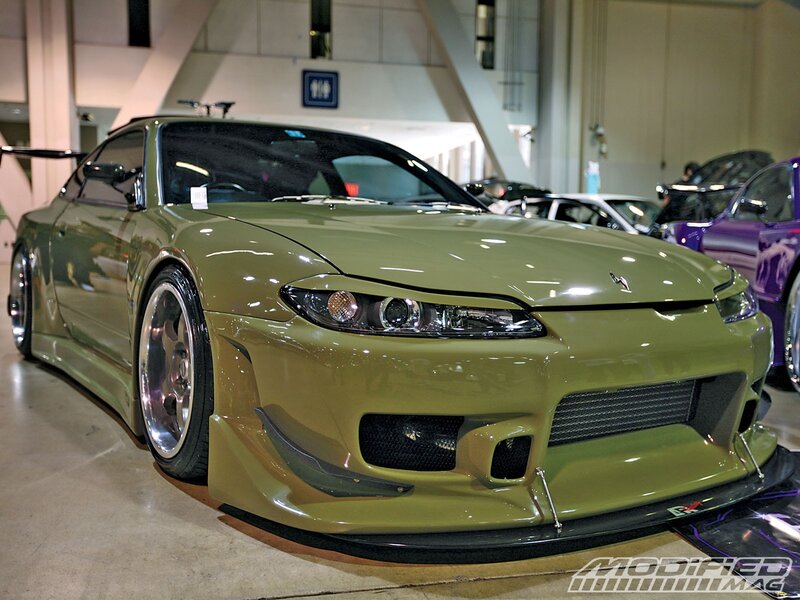 Modified Green Sports Car