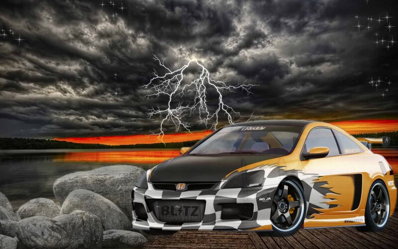 Modified Honda Coupe