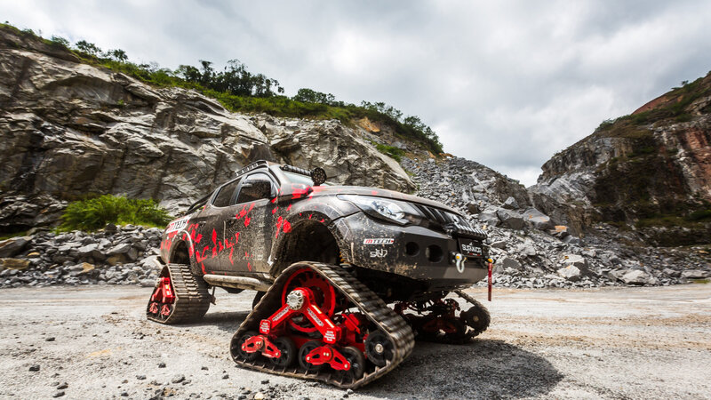 Modified Pickup Truck — Black