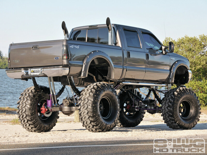 Modified Pickup Truck — Gray