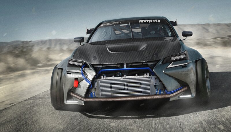 Modified Race Car — Black