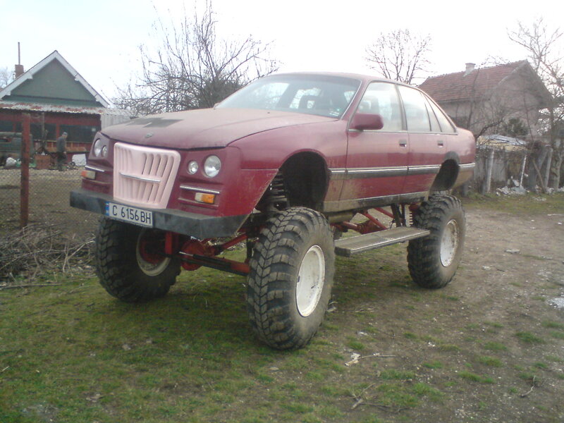 Modified Red Car