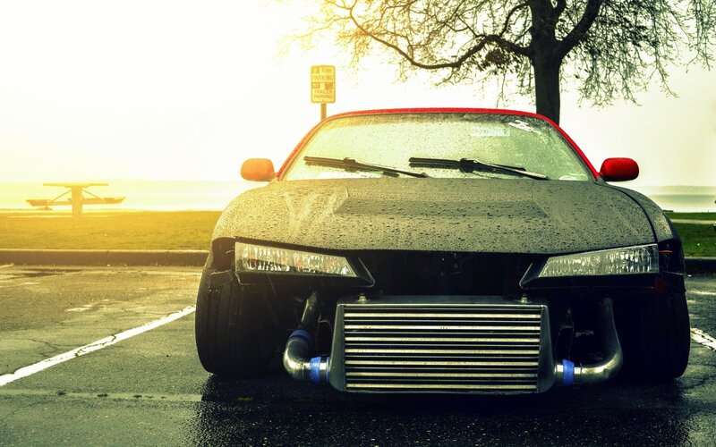 Modified Red Sports Car