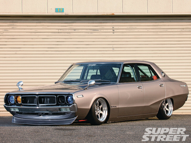 Modified Sedan Car — Brown