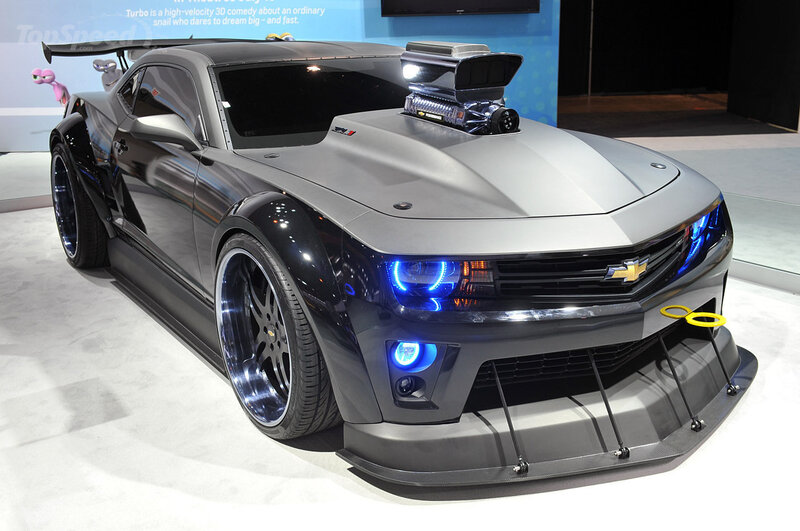 Modified Silver Camaro