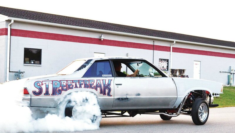 Modified Silver Car