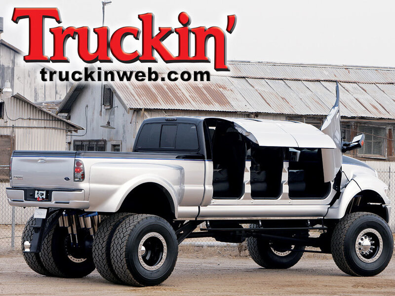 Modified Silver Pickup Truck
