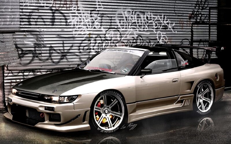 Modified Silver Sports Car — Dramatic