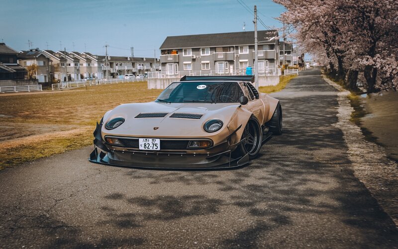 Modified Sports Car — Brown
