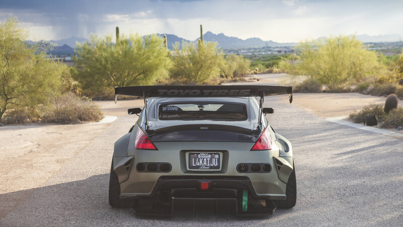 Modified Sports Car — Gray, Dramatic