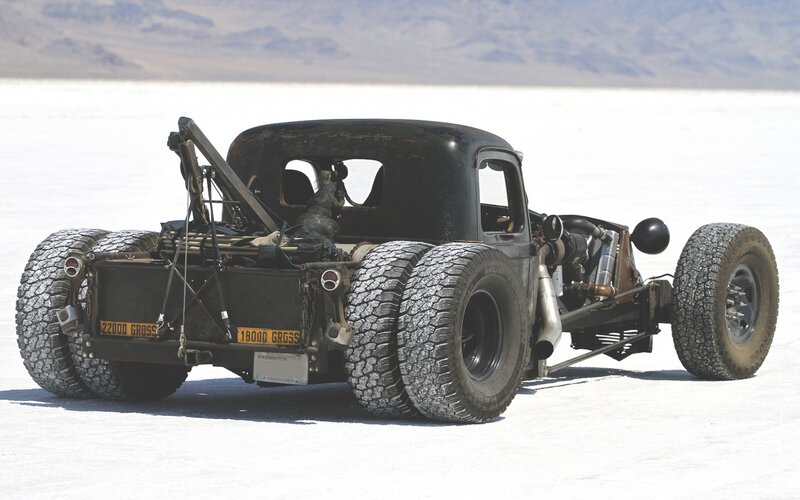 Modified Truck in Desert