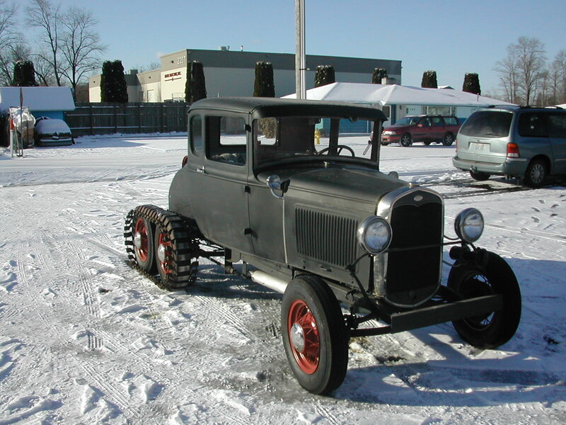 Modified Vintage Car — Gray