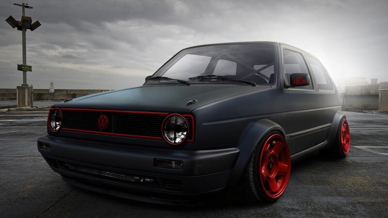 Modified Volkswagen Golf