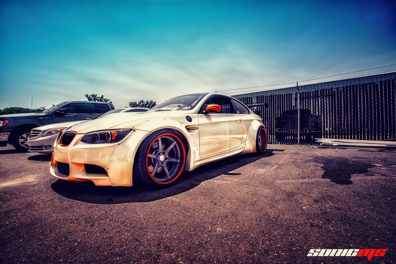 Modified White Car