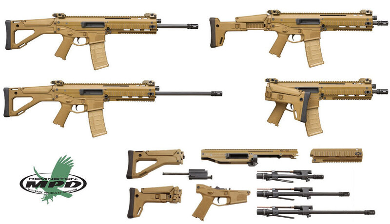 Modular rifle configurations