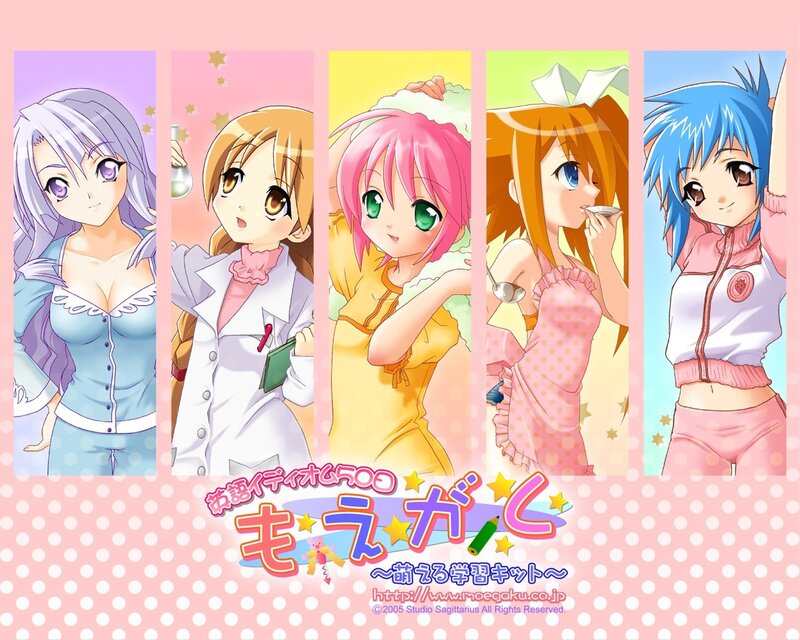 Moe Gaku anime characters