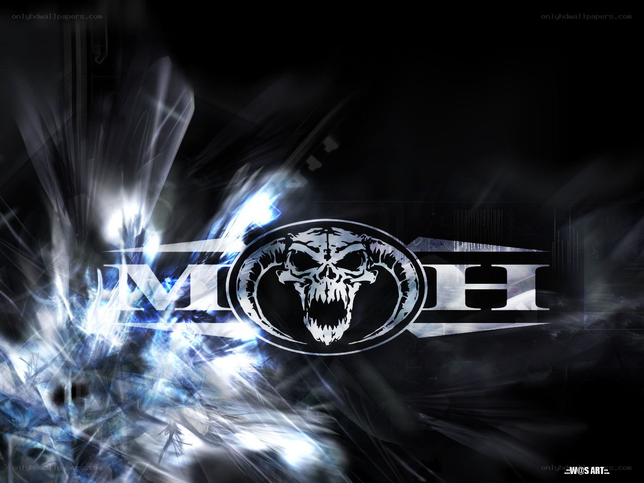 MOH logo with skull design