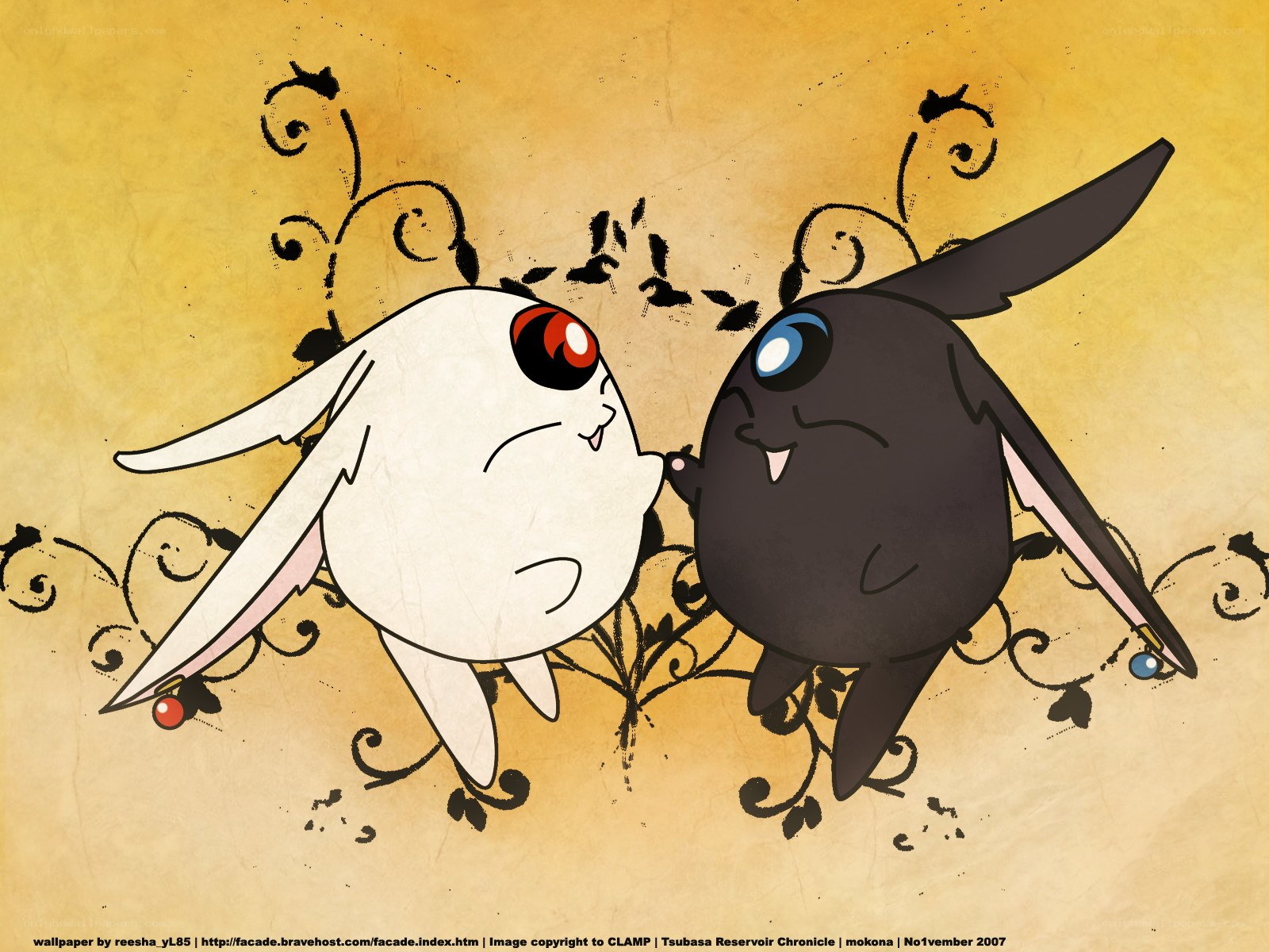 Mokona characters from Tsubasa