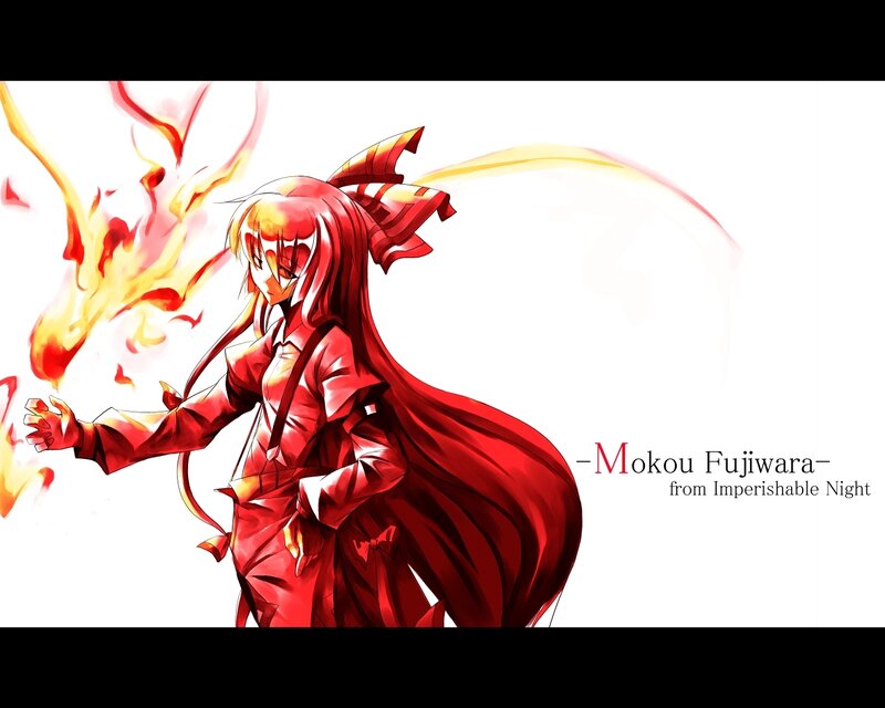 Mokou Fujikawa from Imperishable Night