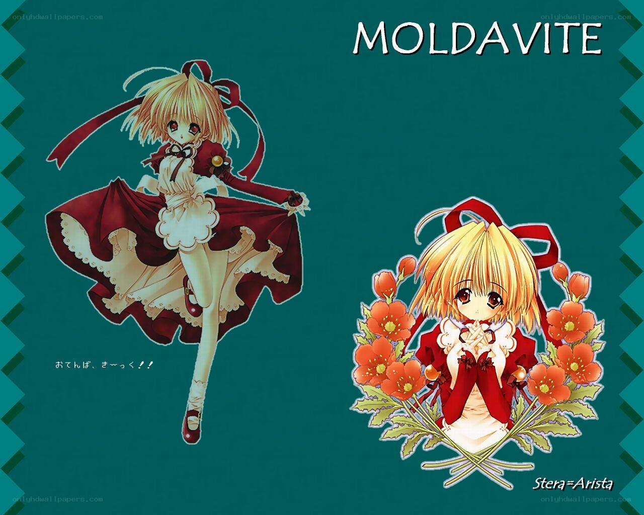 Moldavite anime character art