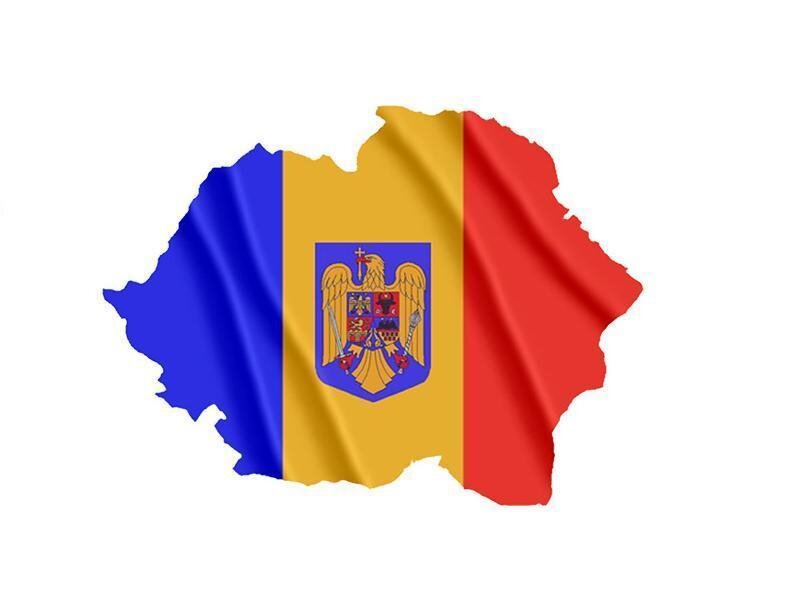 Moldova Flag Map