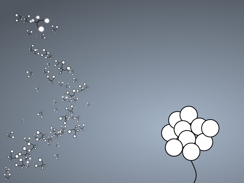 molecular diffusion and gas cluster