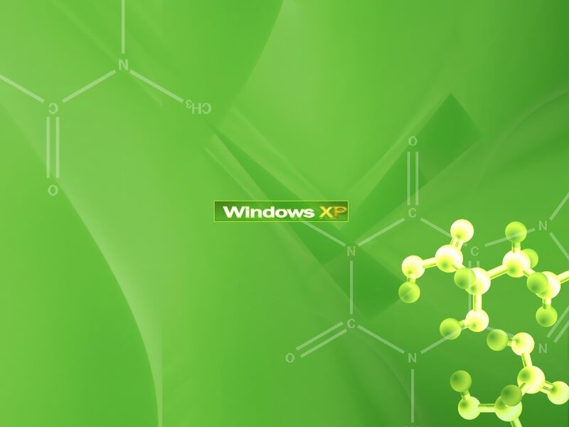 Molecular Structure — Green, Scientific