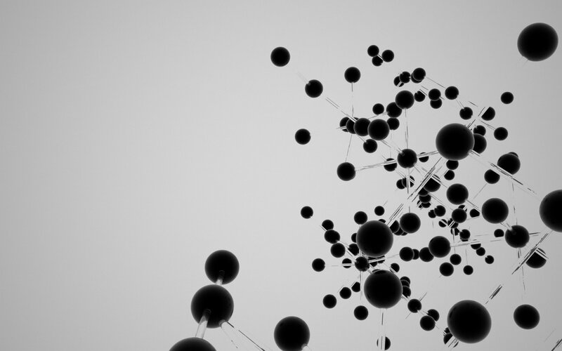 Molecular Structure Model — Black