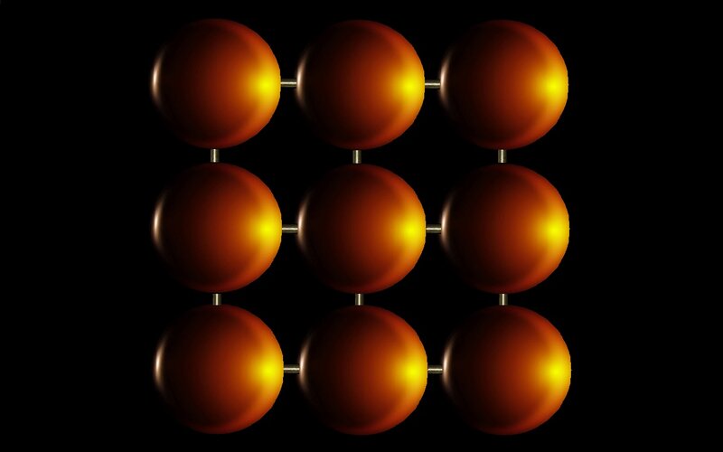 Molecular Structure Model — Brown