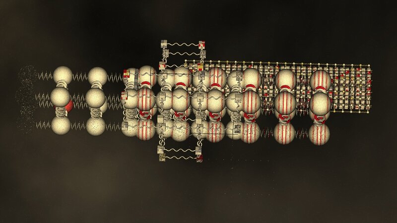 Molecular Structure Model — Gray