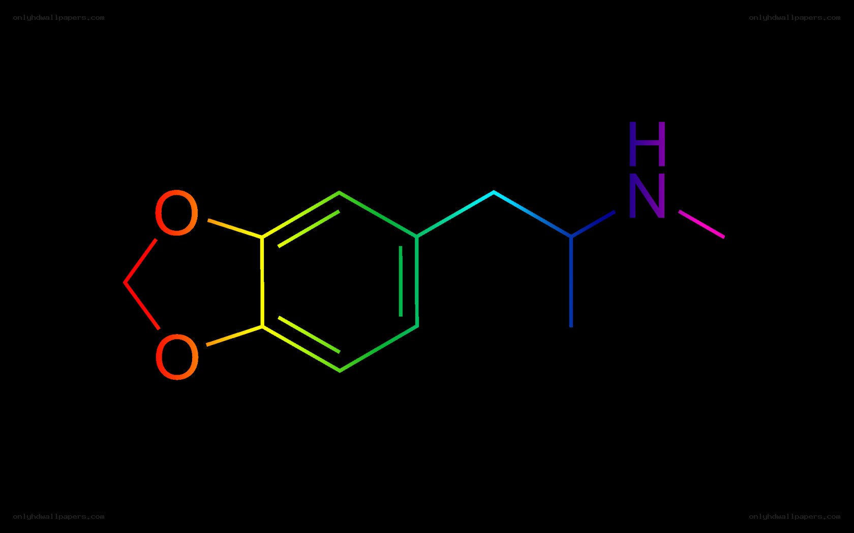 molecular structure of a compound